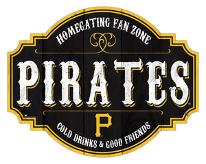 Pittsburgh Pirates Homegating Wood Tavern Sign -24"
