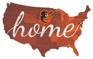 Baltimore Orioles USA Shape Home Cutout