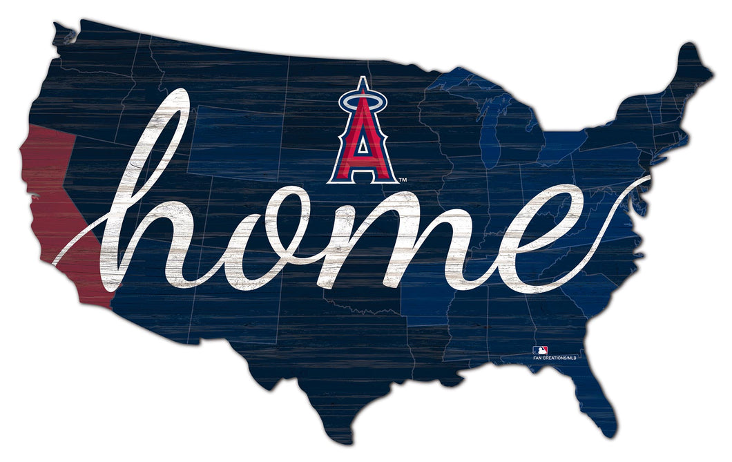 Los Angeles Angels USA Shape Home Cutout