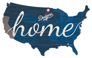 Los Angeles Dodgers USA Shape Home Cutout