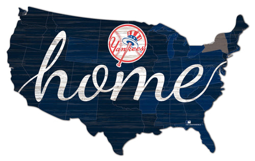 New York Yankees USA Shape Home Cutout