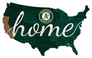 Oakland Athletics USA Shape Home Cutout