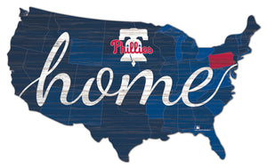 Philadelphia Phillies USA Shape Home Cutout