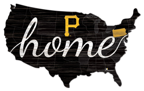 Pittsburgh Pirates USA Shape Home Cutout