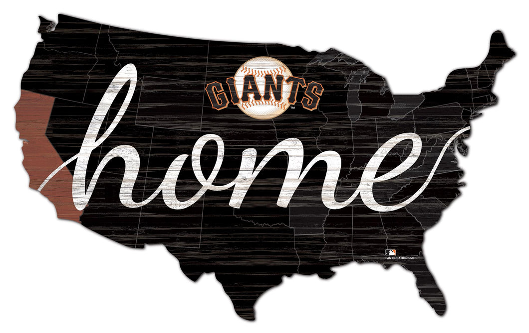 San Francisco Giants USA Shape Home Cutout