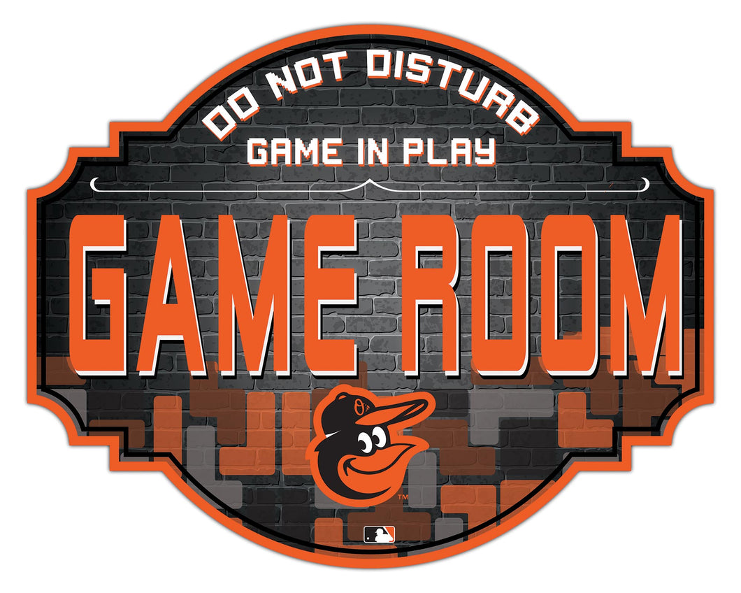 Baltimore Orioles Game Room Wood Tavern Sign -12