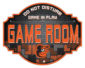 Baltimore Orioles Game Room Wood Tavern Sign -24"