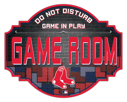Boston Red Sox Game Room Wood Tavern Sign -12