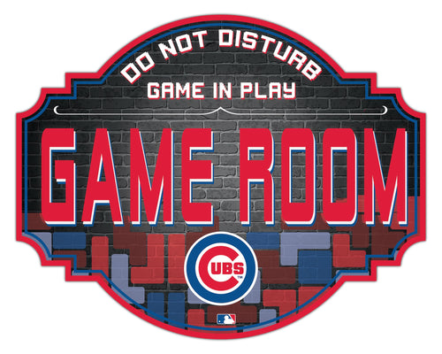  Chicago Cubs Game Room Wood Tavern Sign -12