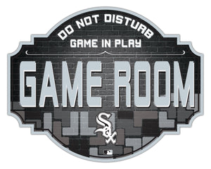 Chicago White Sox Game Room Wood Tavern Sign -12"