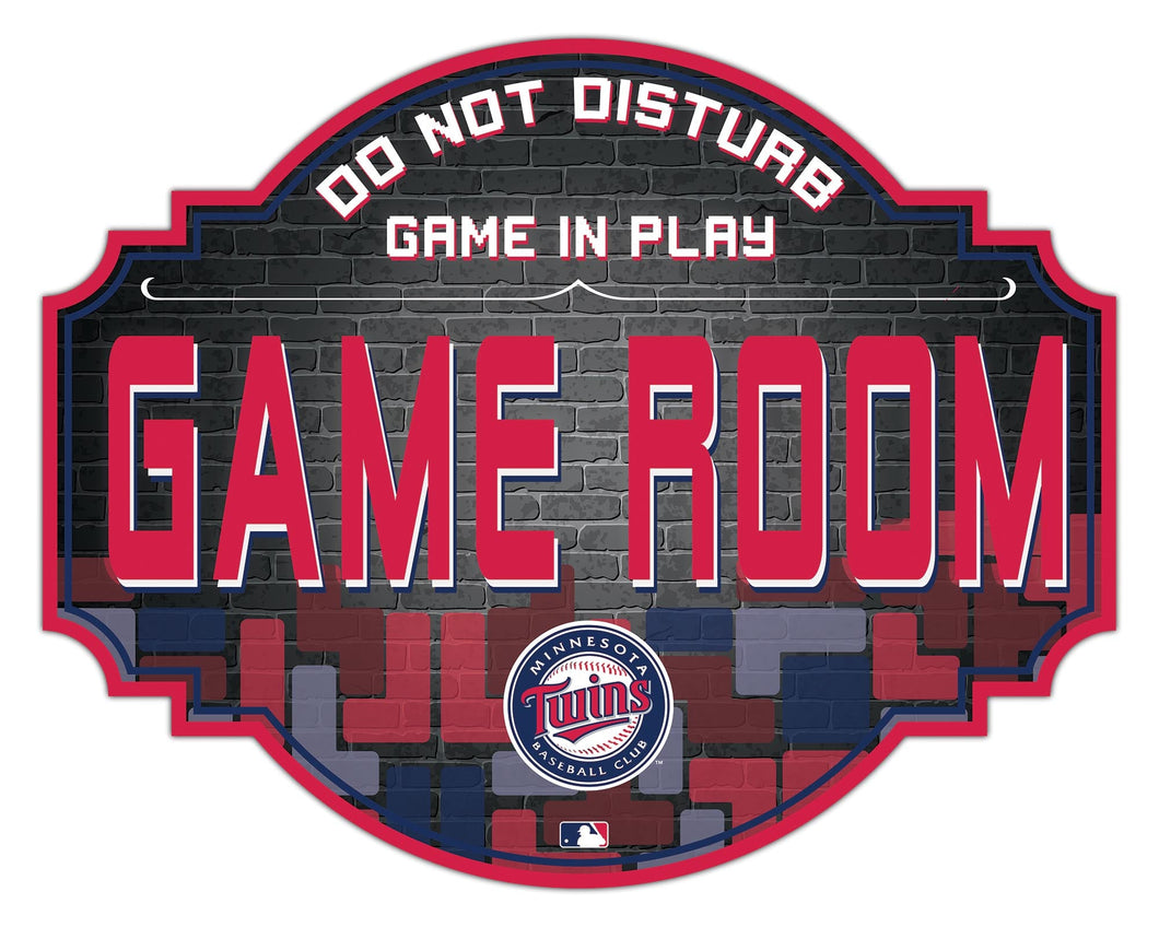 Minnesota Twins Game Room Wood Tavern Sign -24