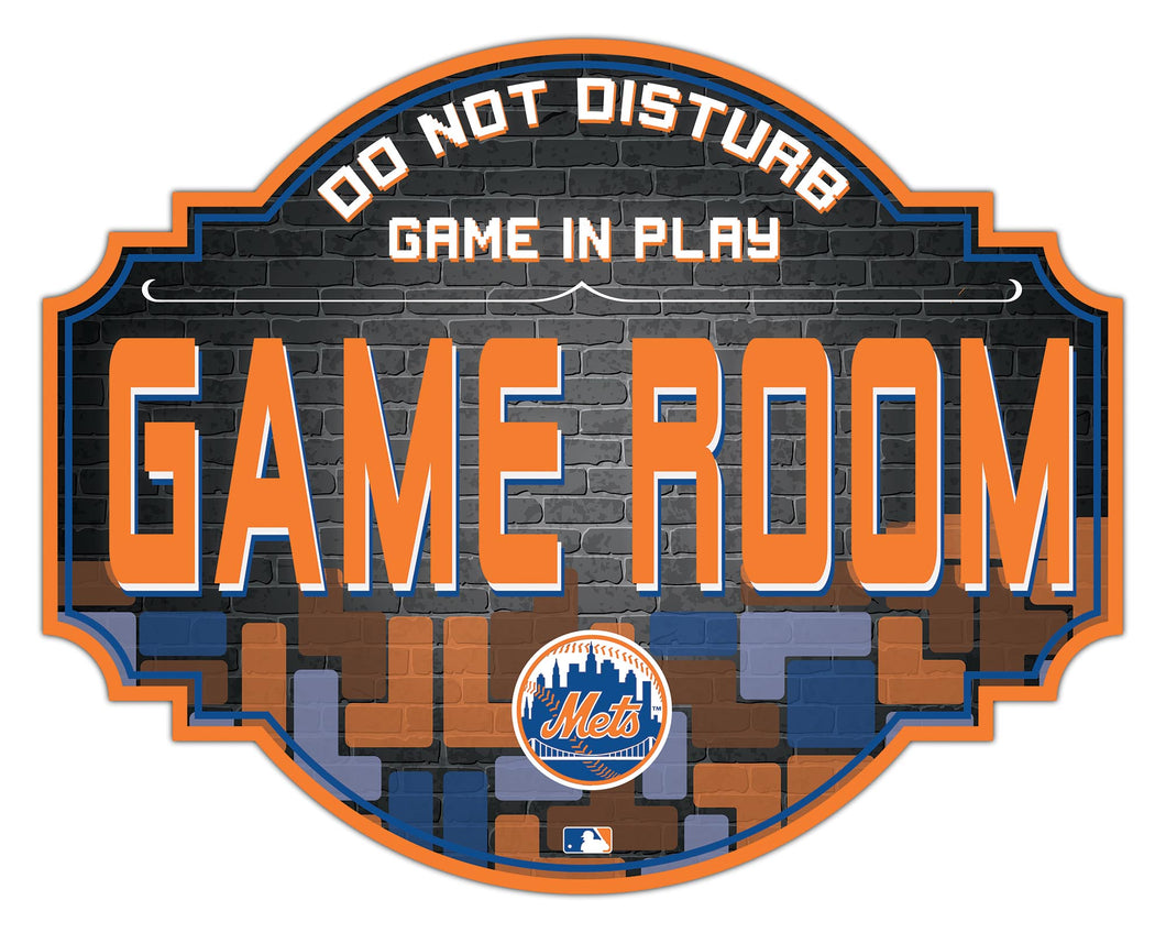 New York Mets Game Room Wood Tavern Sign -12