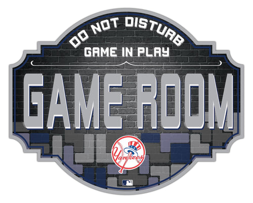 New York Yankees Game Room Wood Tavern Sign -12