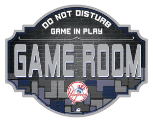 New York Yankees Game Room Wood Tavern Sign -24"