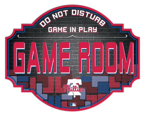 Philadelphia Phillies Game Room Wood Tavern Sign -24
