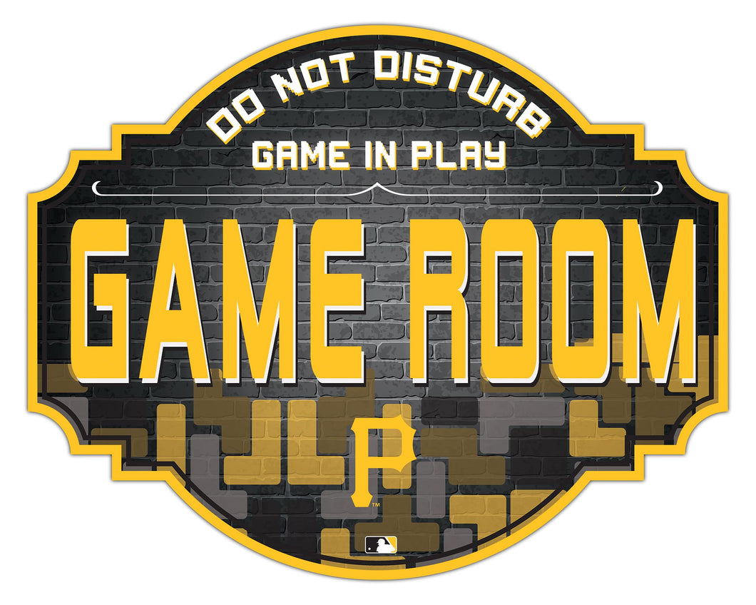 Pittsburgh Pirates Game Room Wood Tavern Sign -12