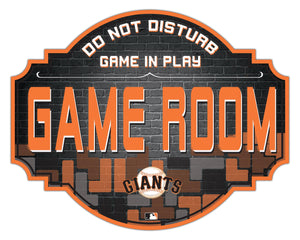 San Francisco Giants Game Room Wood Tavern Sign -12"