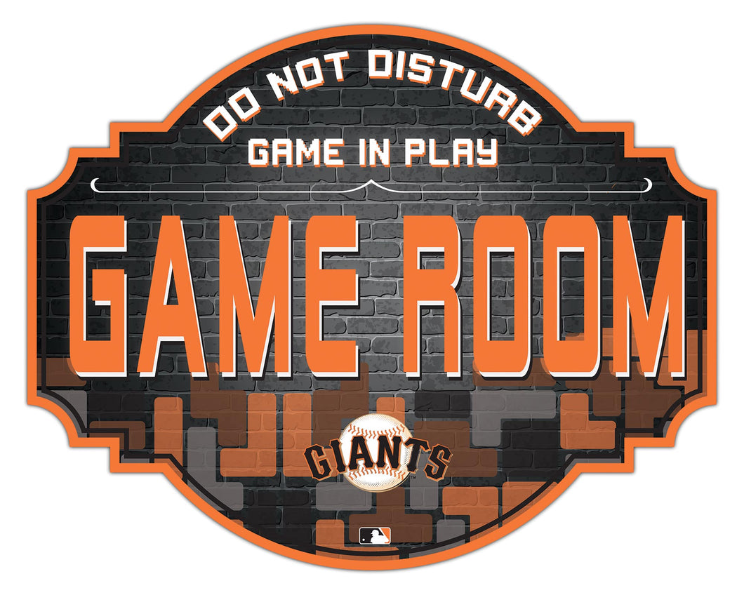 San Francisco Giants Game Room Wood Tavern Sign -12