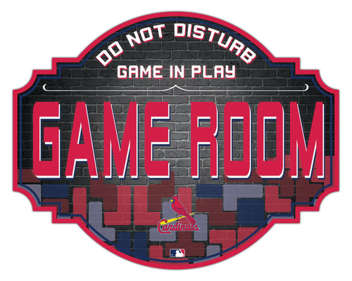 St. Louis Cardinals Game Room Wood Tavern Sign -12