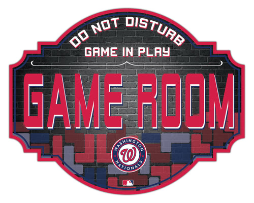 Washington Nationals Game Room Wood Tavern Sign -12