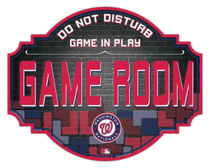 Washington Nationals Game Room Wood Tavern Sign -24"