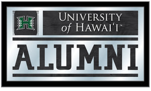 Hawaii Rainbow Warriors Alumni Wall Mirror