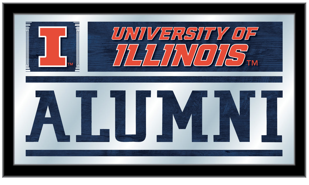Illinois Fighting Illini Alumni Wall Mirror