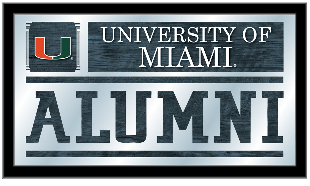 Miami Hurricanes Alumni Wall Mirror