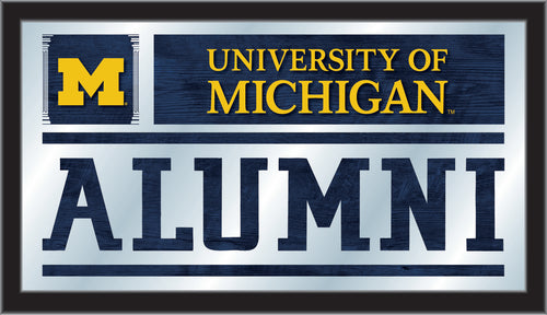 Michigan Wolverines Alumni Wall Mirror