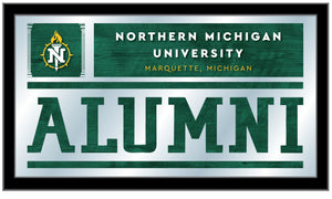 Northern Michigan Wildcats Alumni Wall Mirror
