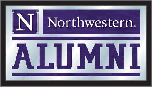 Northwestern Wildcats Alumni Wall Mirror
