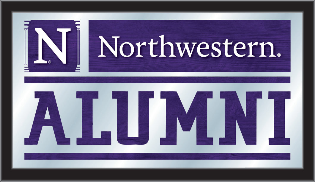 Northwestern Wildcats Alumni Wall Mirror