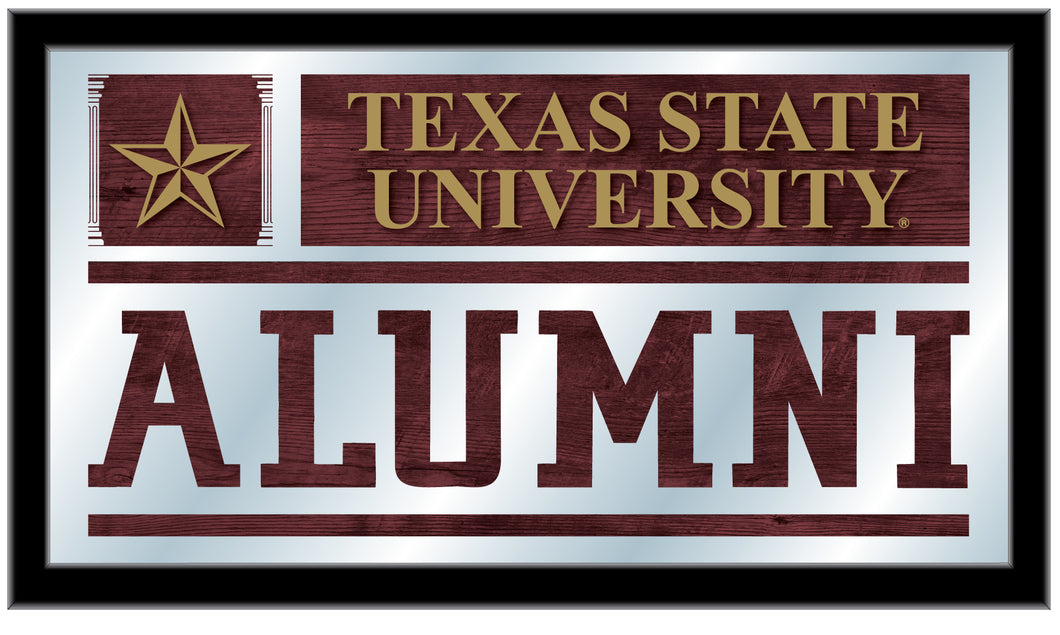 Texas State Bobcats Alumni Wall Mirror