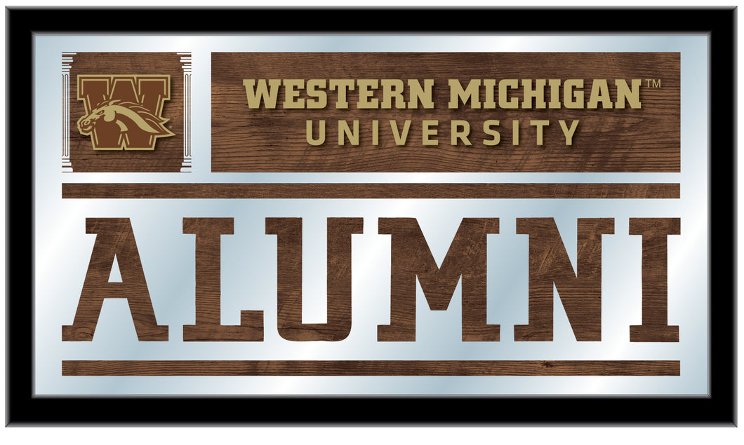 Western Michigan Broncos Alumni Wall Mirror