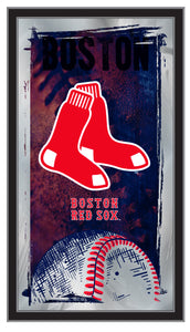 Boston Red Sox Baseball Mirror
