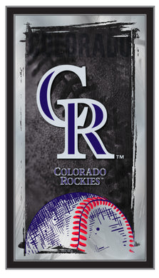 Colorado Rockies Baseball Mirror