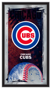 Chicago Cubs Baseball Mirror