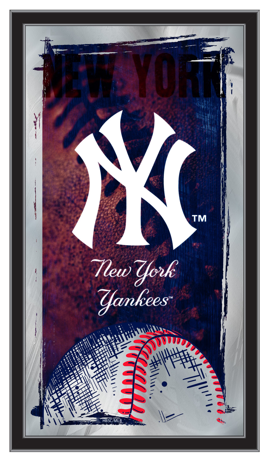 New York Yankees Baseball Mirror