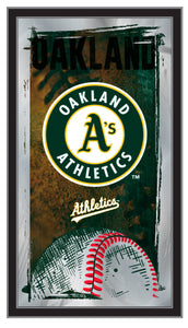 Oakland Athletics Baseball Mirror