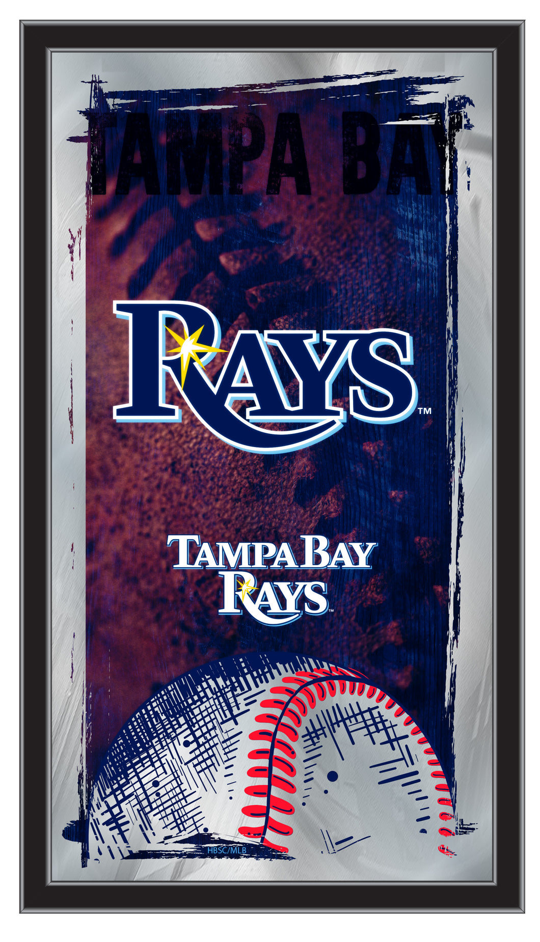Fanmats Tampa Bay Devil Rays Baseball Mat - Retro Collection