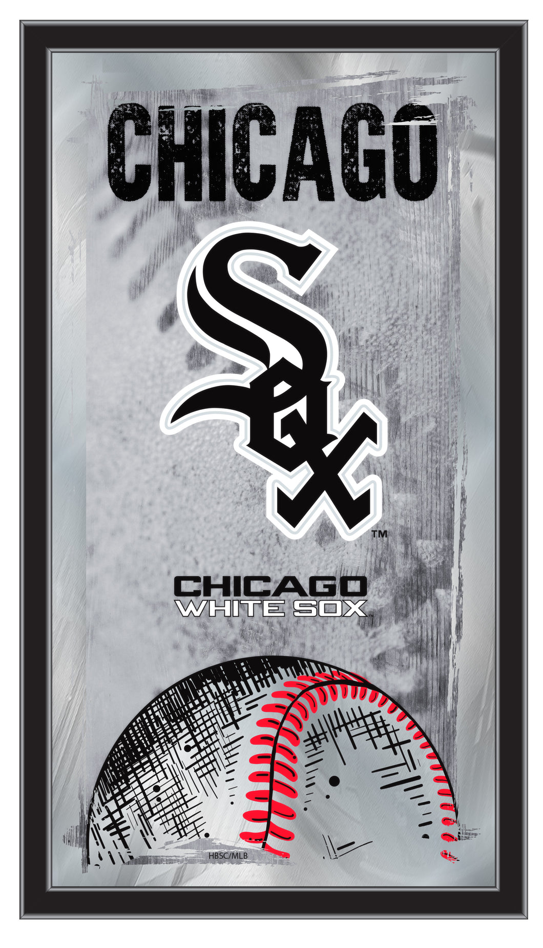 Chicago White Sox Baseball Mirror