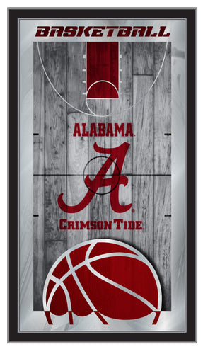 Alabama Crimson Tide Basketball Wall Mirror