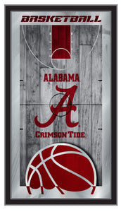 Alabama Crimson Tide Basketball Wall Mirror