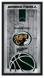 Bemidji State Beavers Basketball Wall Mirror