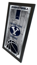 Brigham Young Cougars Basketball Wall Mirror