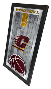 Central Michigan Chippewas Basketball Wall Mirror