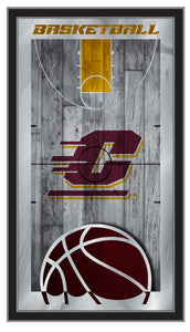 Central Michigan Chippewas Basketball Wall Mirror