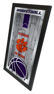 Clemson Tigers Basketball Wall Mirror