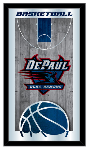 DePaul Blue Demons Basketball Wall Mirror