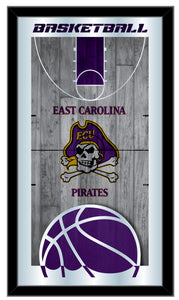 East Carolina Pirates Basketball Wall Mirror